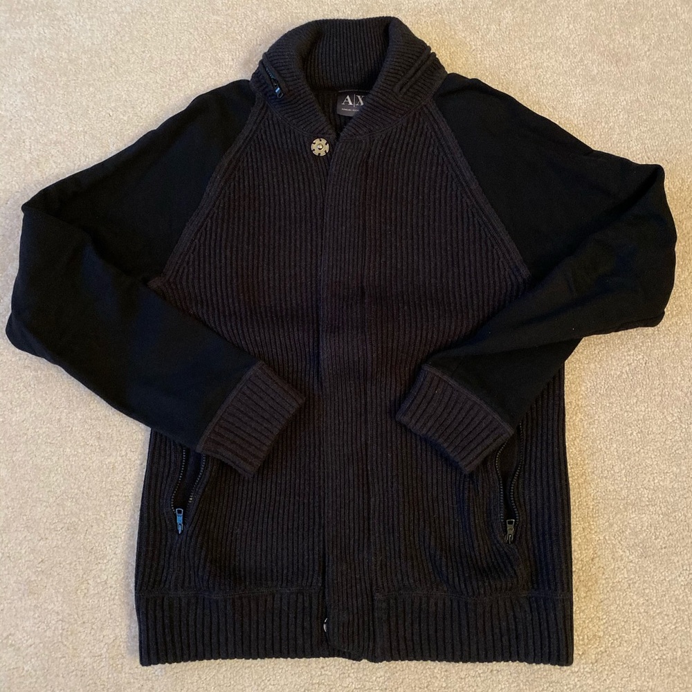 Armani Exchange men’s sweater zip up